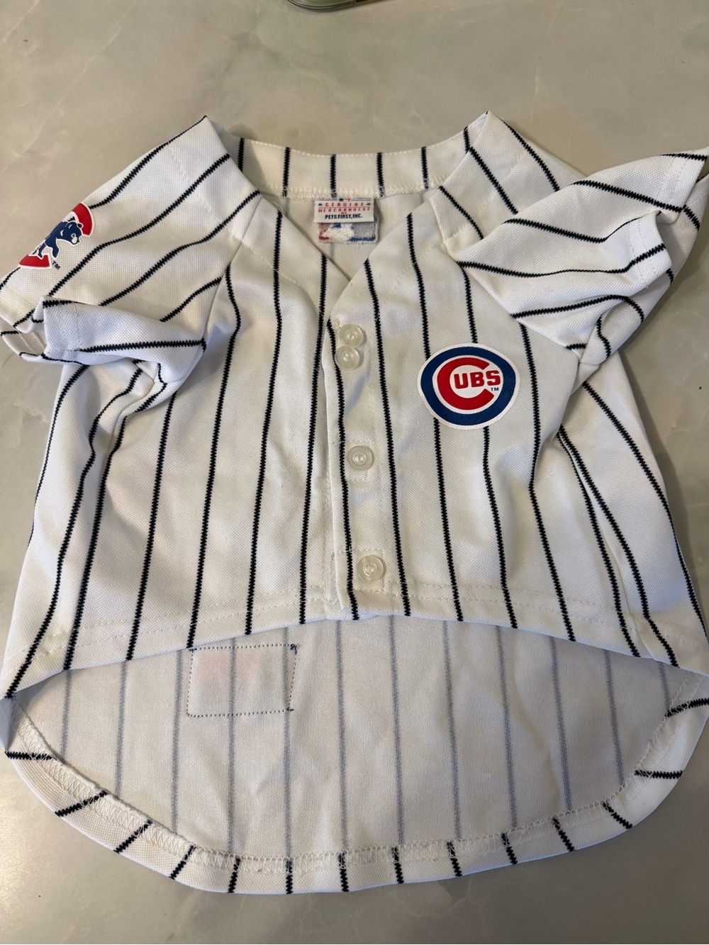Chicago Cubs pet jersey